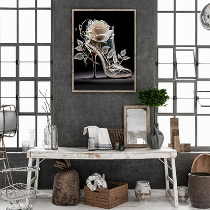 Fantasy Crystal High Heels - Full Round Drill Diamond Painting 30*40CM