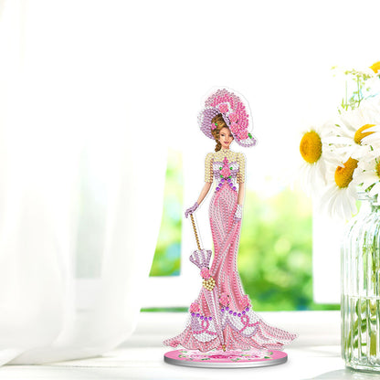 DIY Diamonds Painting Ornaments Handmade Elegant Lady Art Crafts Home Decoration