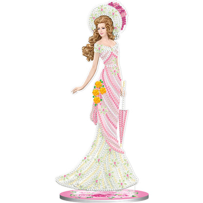 DIY Diamonds Painting Ornaments Handmade Elegant Lady Art Crafts Home Decoration