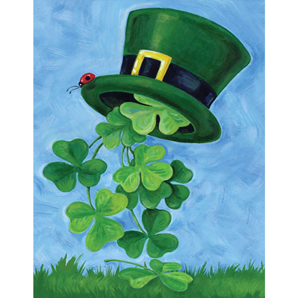 Happy St. Patrick'S Day - Full Round Drill Diamond Painting 30*40CM