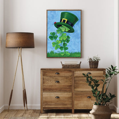 Happy St. Patrick'S Day - Full Round Drill Diamond Painting 30*40CM