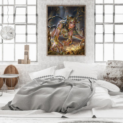 Medusa - Full Round Drill Diamond Painting 30*40CM