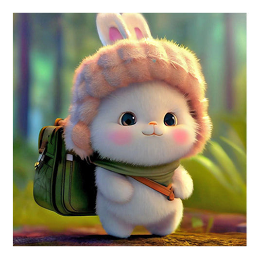 Cute Bunny - Full Round Drill Diamond Painting 30*30CM