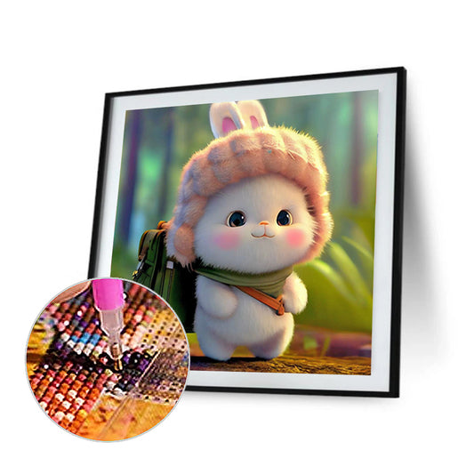 Cute Bunny - Full Round Drill Diamond Painting 30*30CM