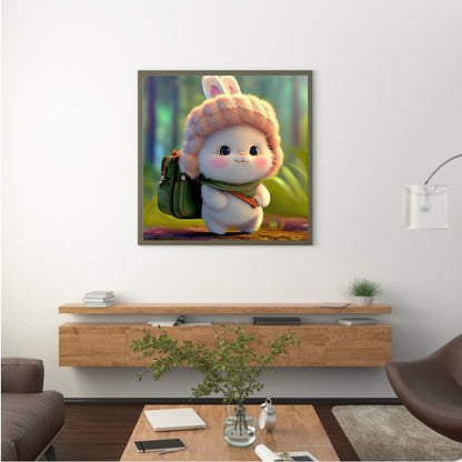Cute Bunny - Full Round Drill Diamond Painting 30*30CM