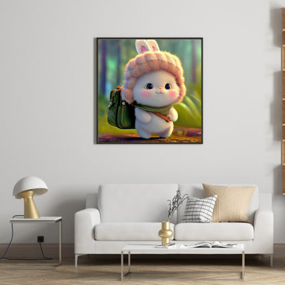 Cute Bunny - Full Round Drill Diamond Painting 30*30CM
