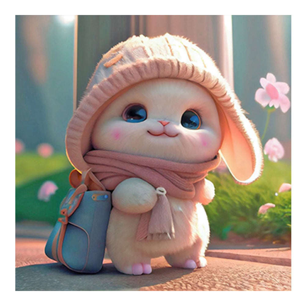 Cute Bunny - Full Round Drill Diamond Painting 30*30CM