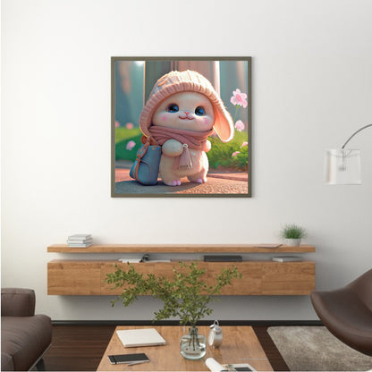 Cute Bunny - Full Round Drill Diamond Painting 30*30CM