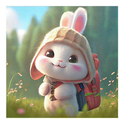 Cute Bunny - Full Round Drill Diamond Painting 30*30CM