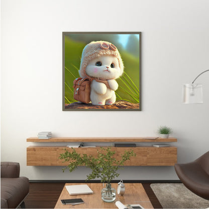 Cute Bunny - Full Round Drill Diamond Painting 30*30CM