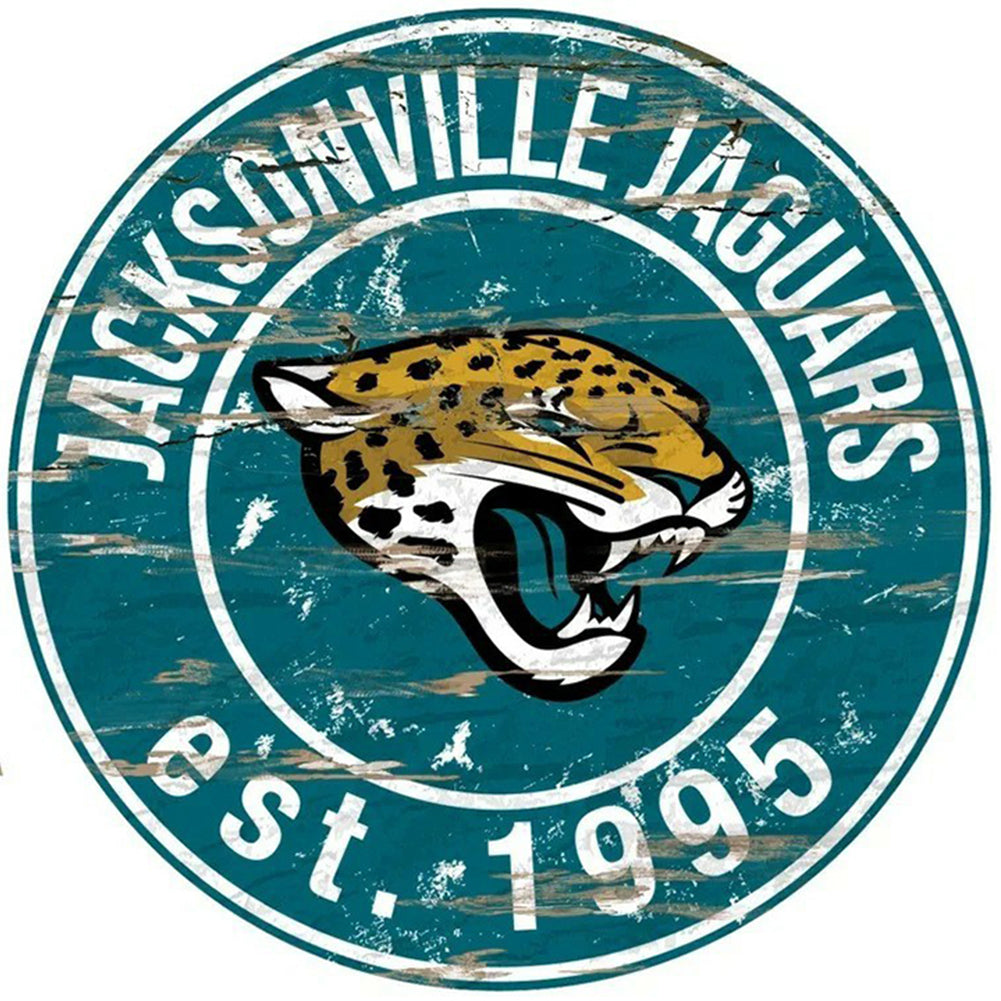 Jacksonville Jaguars - Full Round Drill Diamond Painting 30*30CM