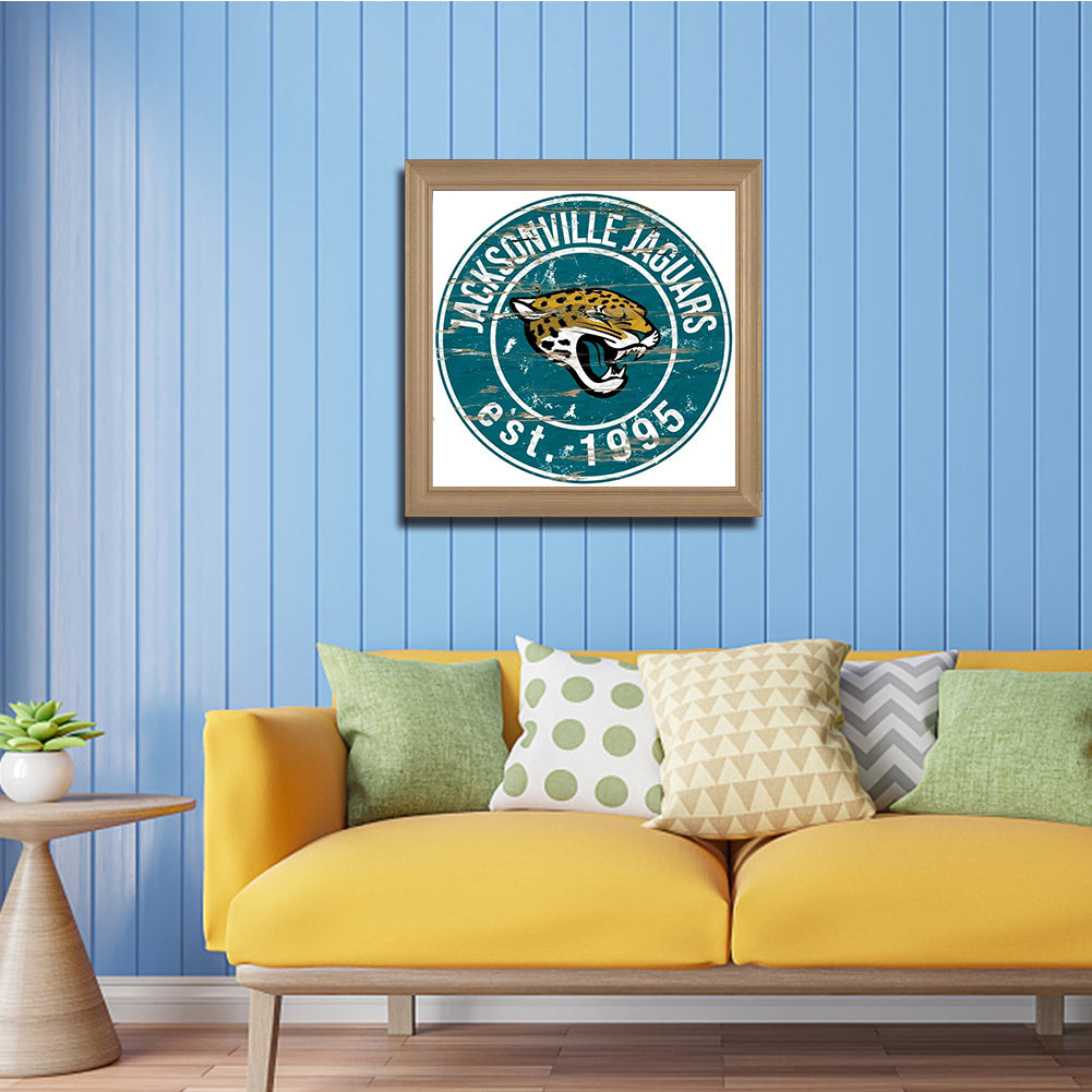 Jacksonville Jaguars - Full Round Drill Diamond Painting 30*30CM