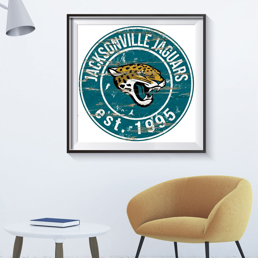 Jacksonville Jaguars - Full Round Drill Diamond Painting 30*30CM