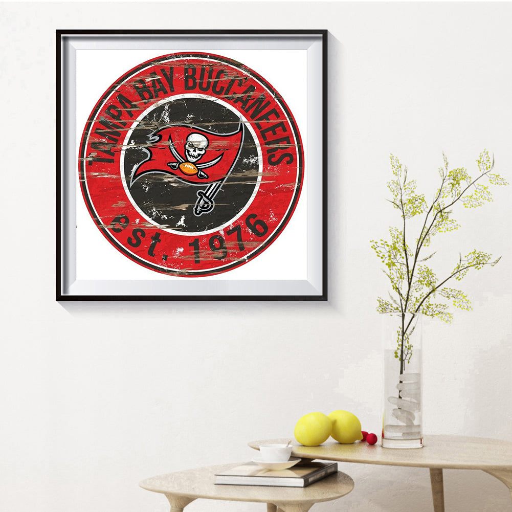 Tampa Bay Pirates - Full Round Drill Diamond Painting 30*30CM
