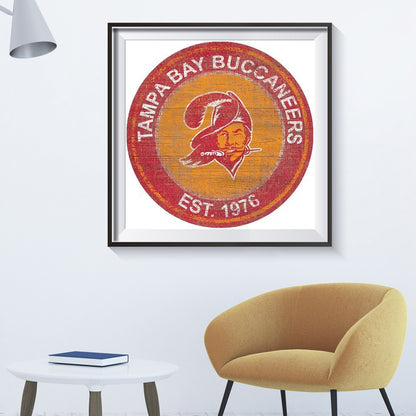 Tampa Bay Pirates Team - Full Round Drill Diamond Painting 30*30CM