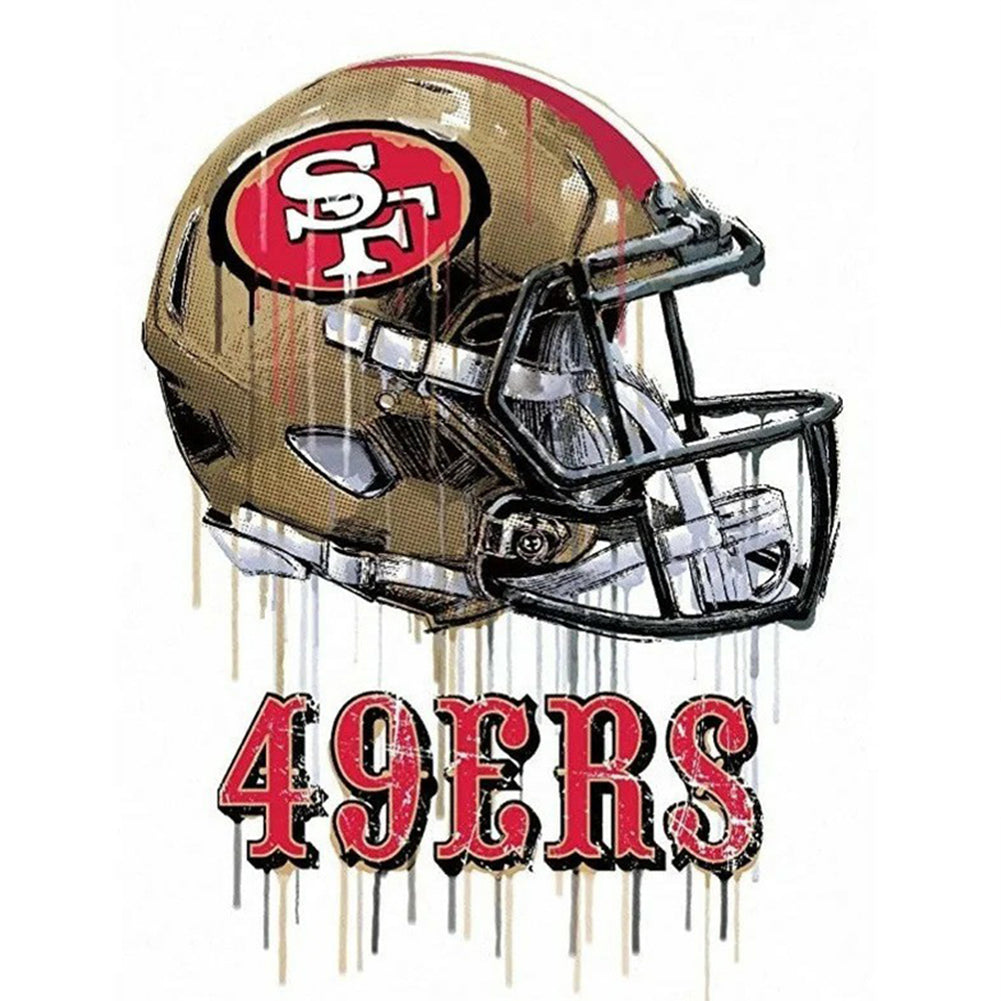 San Francisco 49Ers Football Team - Full Round Drill Diamond Painting 40*40CM