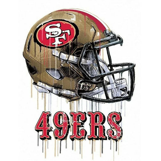 San Francisco 49Ers Football Team - Full Round Drill Diamond Painting 40*40CM