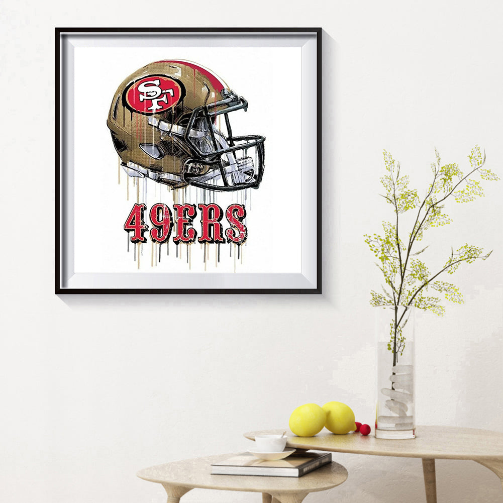 San Francisco 49Ers Football Team - Full Round Drill Diamond Painting 40*40CM