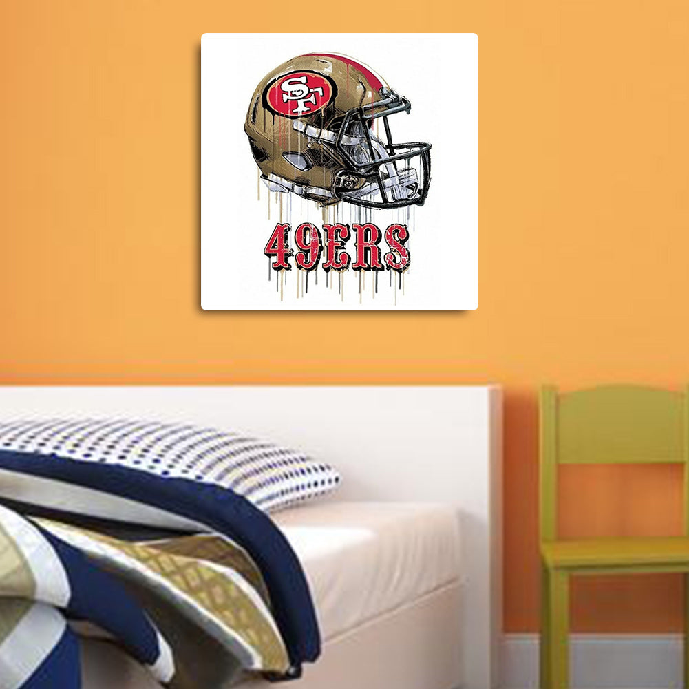 San Francisco 49Ers Football Team - Full Round Drill Diamond Painting 40*40CM