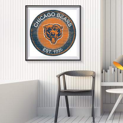 Chicago Bears - Full Round Drill Diamond Painting 40*40CM