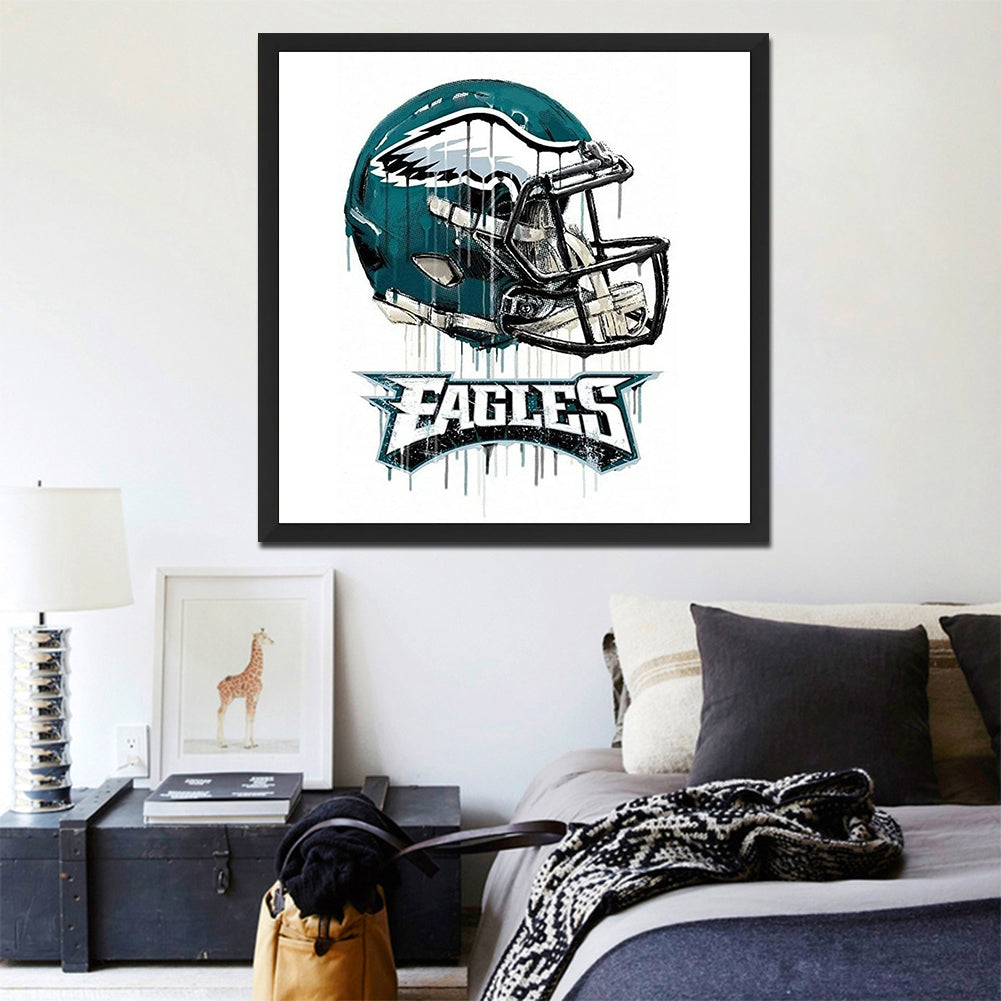 Philadelphia Eagles - Full Round Drill Diamond Painting 50*50CM