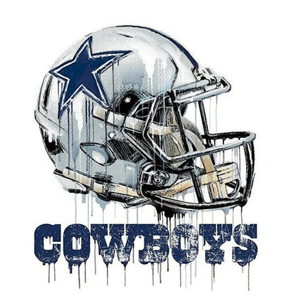 Dallas Cowboys - Full Round Drill Diamond Painting 50*50CM