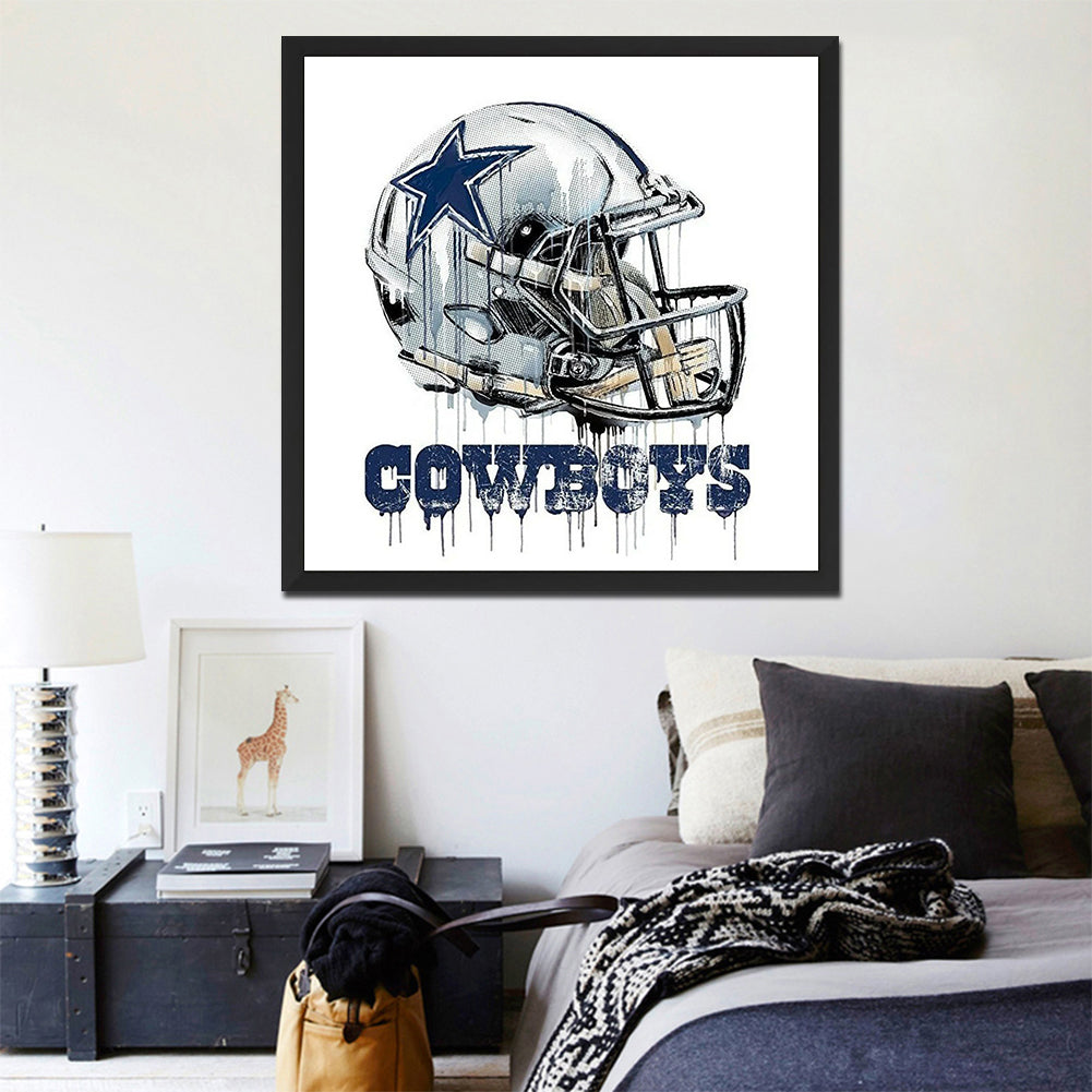 Dallas Cowboys - Full Round Drill Diamond Painting 50*50CM