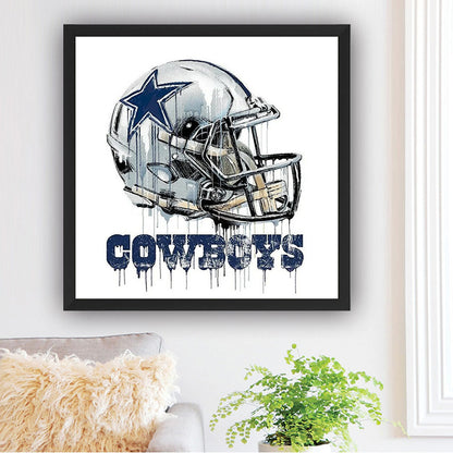 Dallas Cowboys - Full Round Drill Diamond Painting 50*50CM