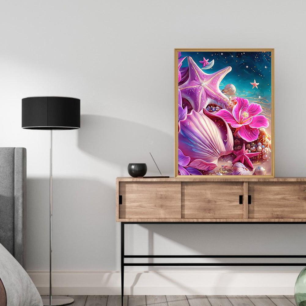 Beach Rainbow Stone - Full Round Drill Diamond Painting 30*40CM