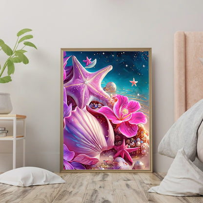 Beach Rainbow Stone - Full Round Drill Diamond Painting 30*40CM