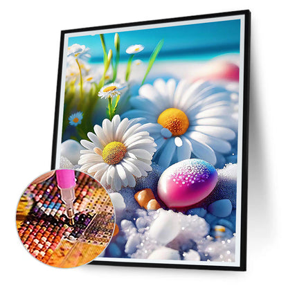 Beach Rainbow Stone - Full Round Drill Diamond Painting 30*40CM