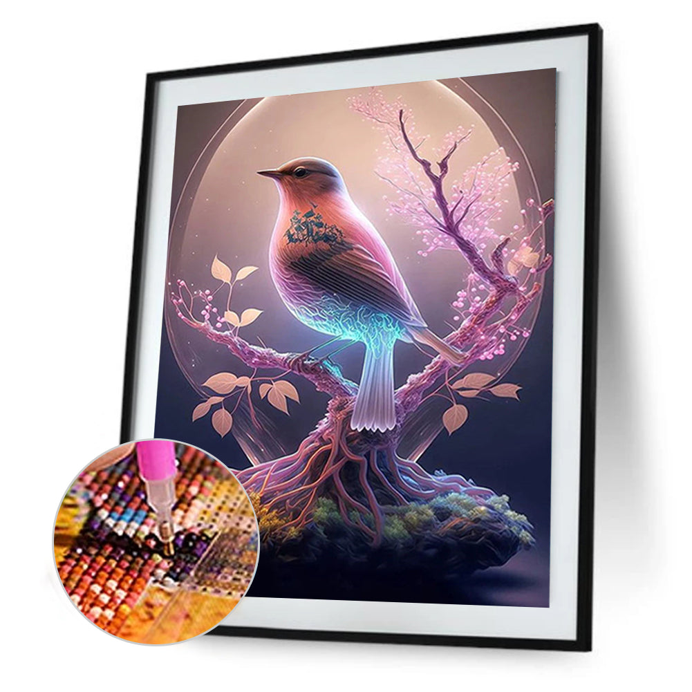 Halo Bird - Full Square Drill Diamond Painting 30*40CM