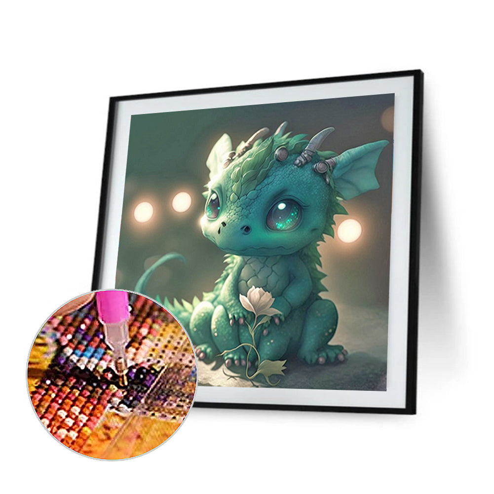 Pterosaur - Full Round Drill Diamond Painting 30*30CM