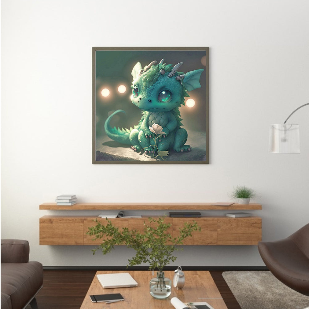Pterosaur - Full Round Drill Diamond Painting 30*30CM
