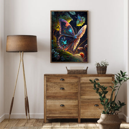 Dream Butterfly - Full Round Drill Diamond Painting 30*40CM