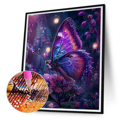 Dream Butterfly - Full Round Drill Diamond Painting 30*40CM