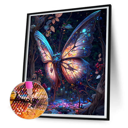 Dream Butterfly - Full Round Drill Diamond Painting 30*40CM