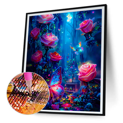 Dream Butterfly - Full Round Drill Diamond Painting 30*40CM