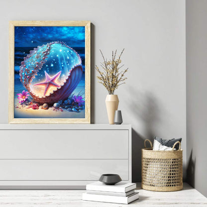 Sea Shell - Full Round Drill Diamond Painting 30*40CM