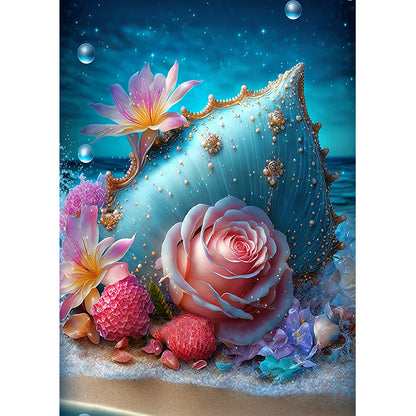 Sea Shell - Full Round Drill Diamond Painting 30*40CM