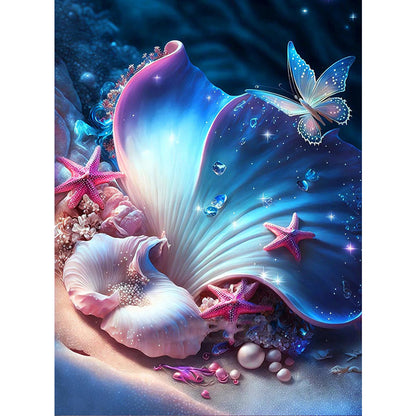 Sea Shell - Full Round Drill Diamond Painting 30*40CM