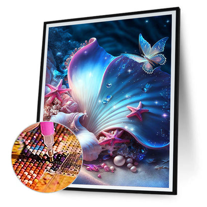 Sea Shell - Full Round Drill Diamond Painting 30*40CM