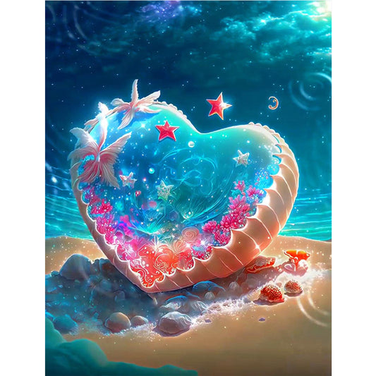 Sea Shell - Full Round Drill Diamond Painting 30*40CM