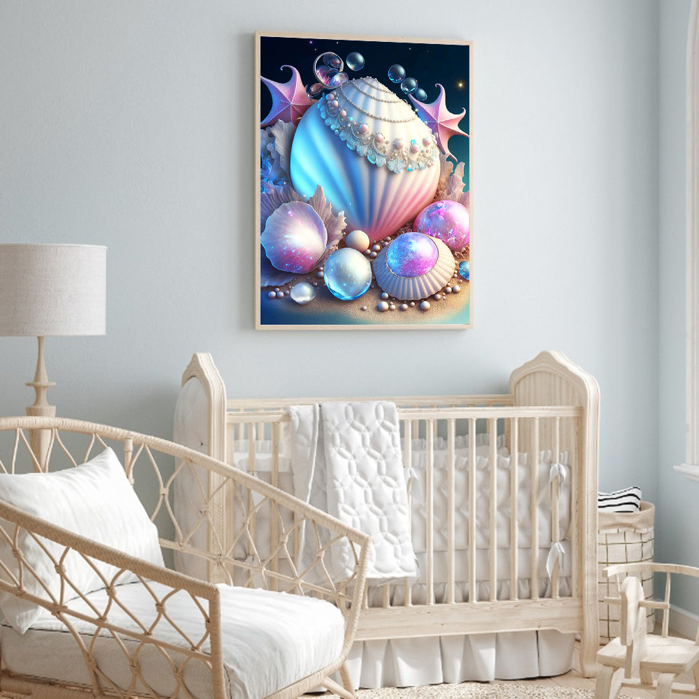 Sea Shell - Full Round Drill Diamond Painting 30*40CM