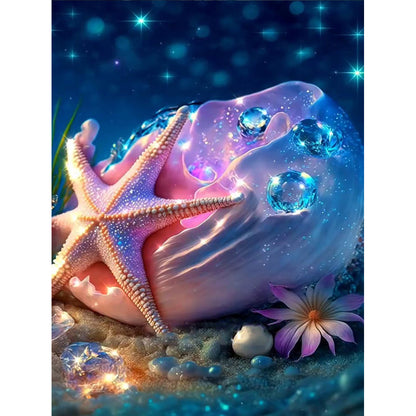 Sea Shell - Full Round Drill Diamond Painting 30*40CM