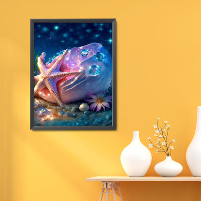 Sea Shell - Full Round Drill Diamond Painting 30*40CM
