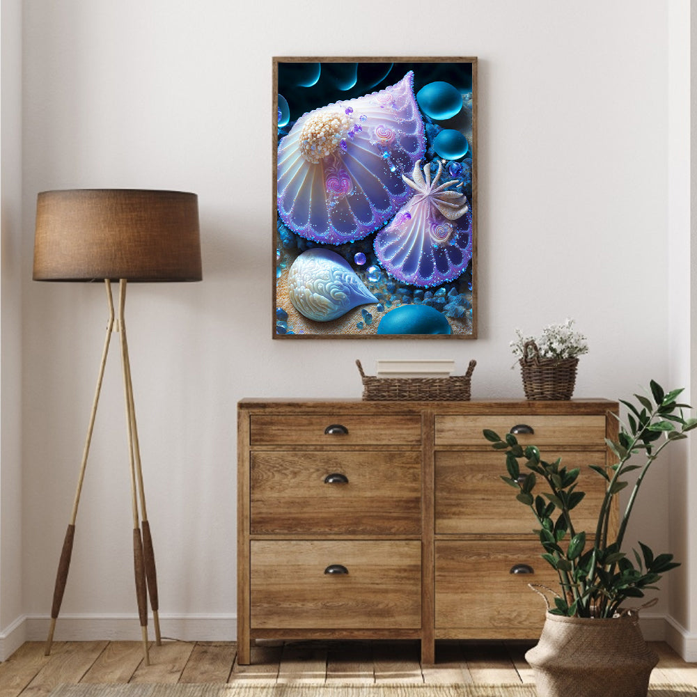 Sea Shell - Full Round Drill Diamond Painting 30*40CM