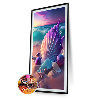 Beach Shells - Full Round Drill Diamond Painting 40*60CM