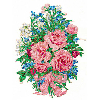 Romantic Bouquet - Special Shaped Drill Diamond Painting 30*40CM