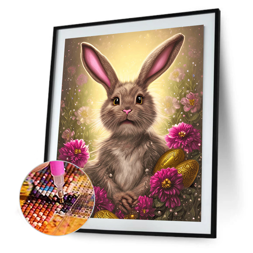 Easter Bunny - Full Round Drill Diamond Painting 30*40CM